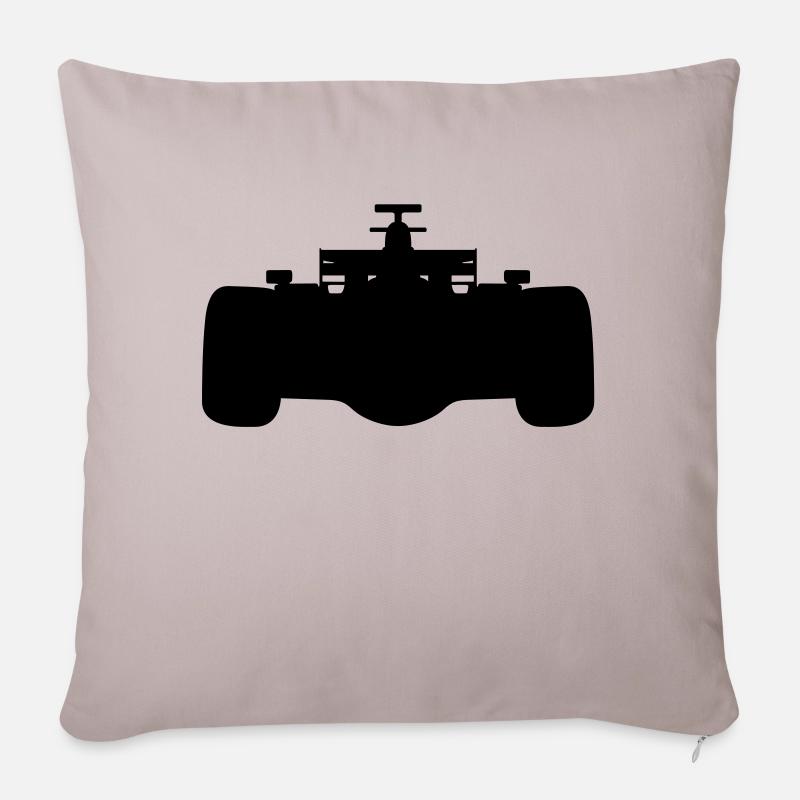 F1 # 1 - Sofakissen mit Füllung 45 x 45 cm - helles Taupe