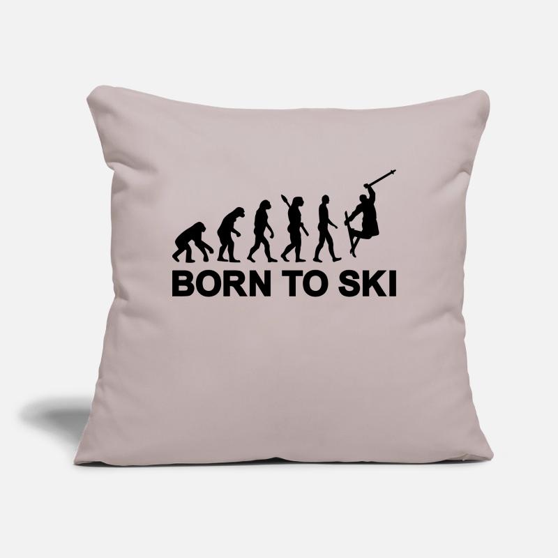 Évolution Ski Coussin et housse de 45 x 45 cm