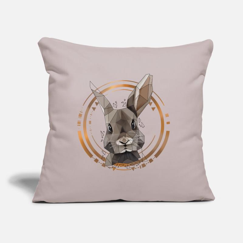 Cool low poly design | Geometric, triangle Sofa pillow with filling 45cm x 45cm