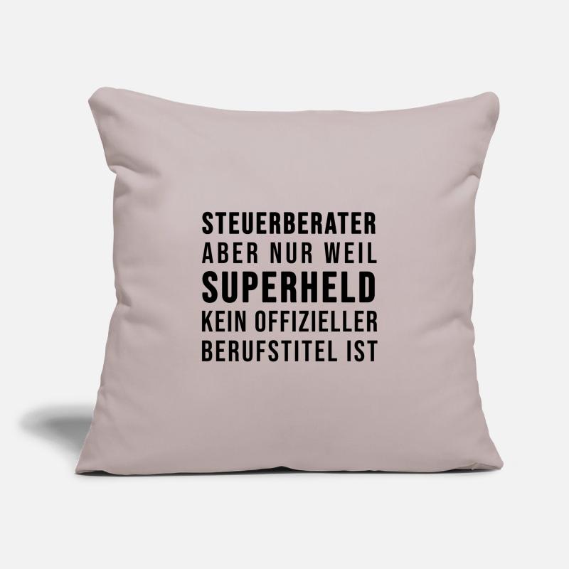Steuerberater oder SUPERHELD Sofakissen mit Füllung 45 x 45 cm