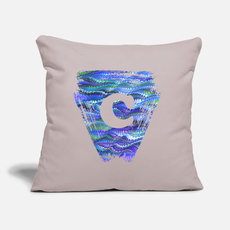 Triangle E 103 C Coussin et housse de 45 x 45 cm