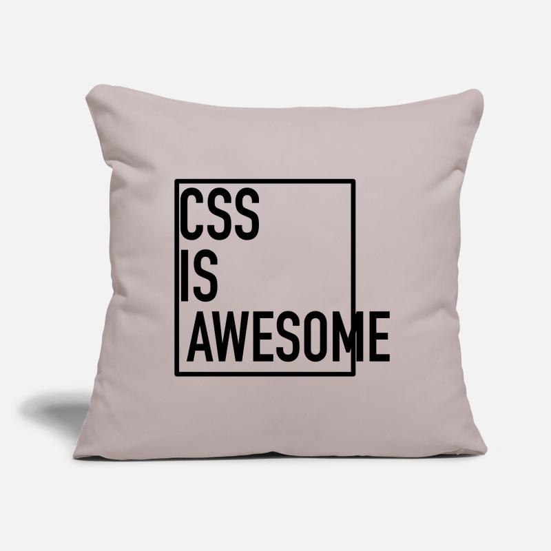 CSS is Awesome! (Even When It Overflows) Sofakissen mit Füllung 45 x 45 cm