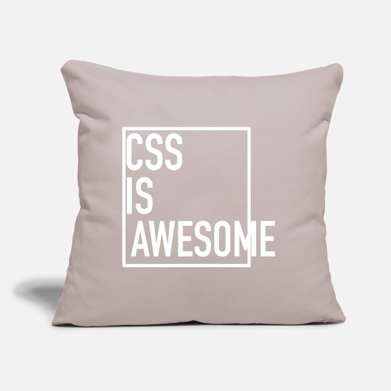 CSS is Awesome! (Even When It Overflows) Sofakissen mit Füllung 45 x 45 cm