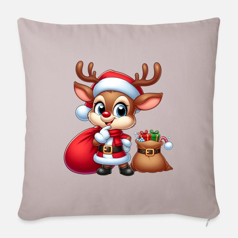Rudolf 4 - Sofakissen mit Füllung 45 x 45 cm - helles Taupe