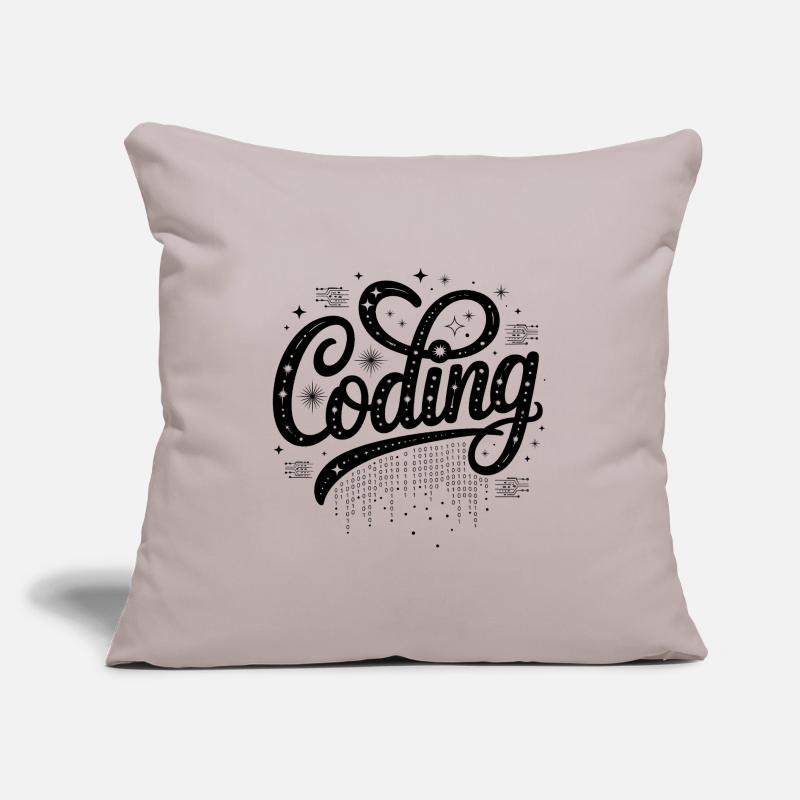 Coding - Cool Technology Design Sofa pillow with filling 45cm x 45cm
