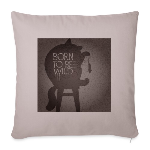 Born To Be Wild Cat - Sofakissen mit Füllung 45 x 45 cm