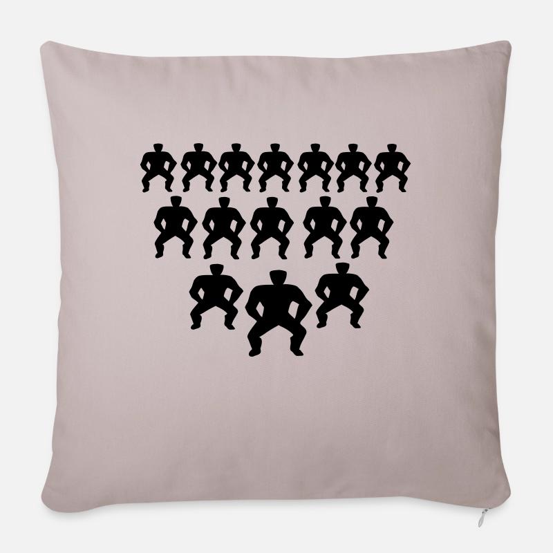 pull-up - Cuscino da divano 45 x 45 cm con riempimento - grigio chiaro
