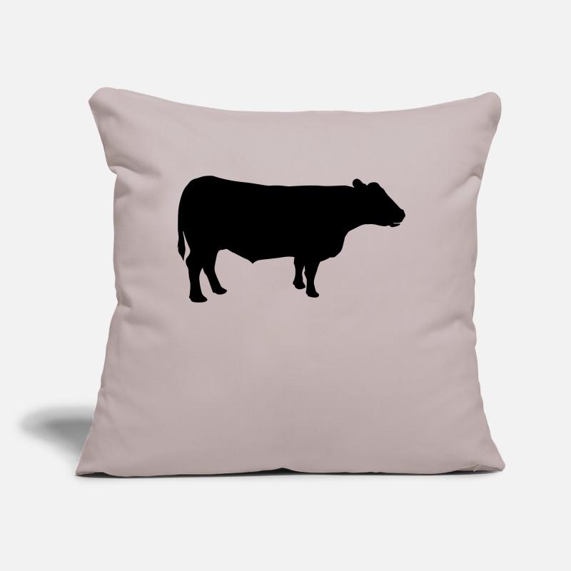 vache Coussin et housse de 45 x 45 cm