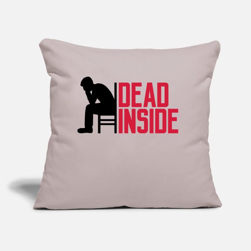 Depression Dead Inside Sofa pillow with filling 45cm x 45cm