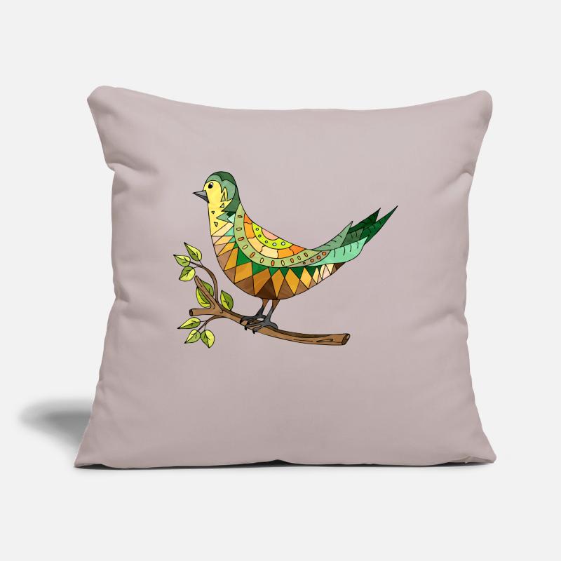 Vogel Sofakissen mit Füllung 45 x 45 cm