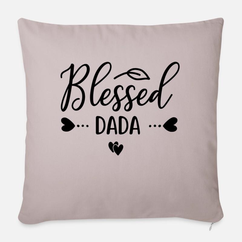 Dada designe #White - Sofakissen mit Füllung 45 x 45 cm - helles Taupe