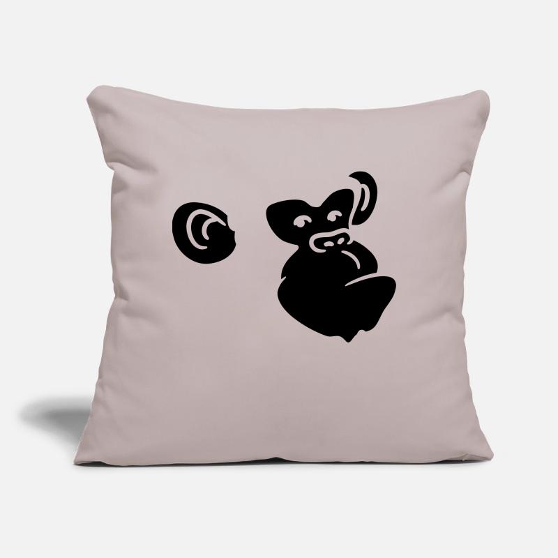 Cool monkey head design Sofa pillow with filling 45cm x 45cm