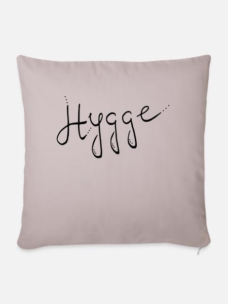 Hygge - Sofakissen mit Füllung 45 x 45 cm - helles Taupe