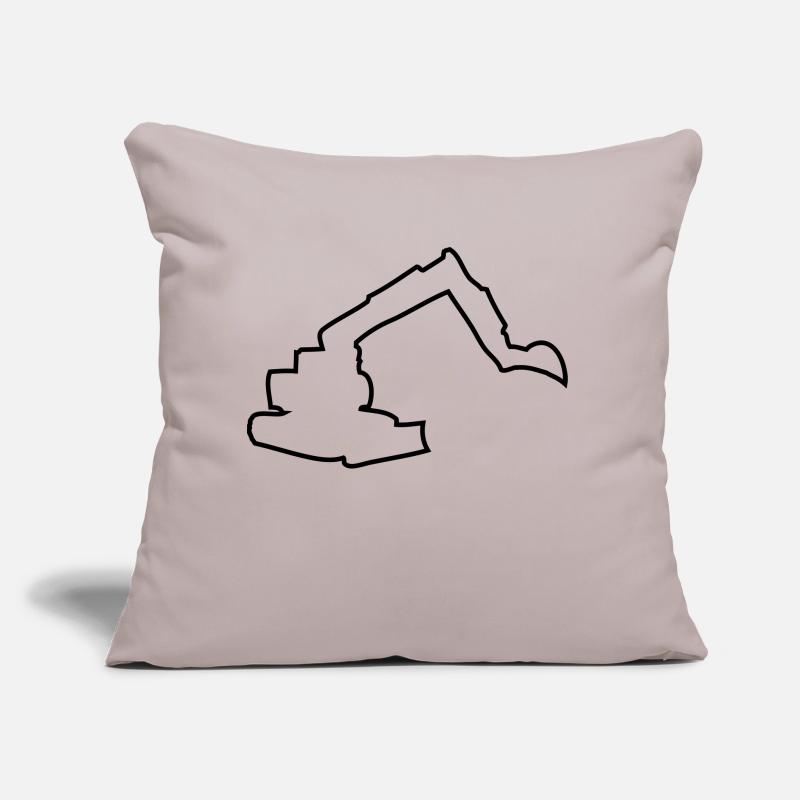 digger Sofa pillow with filling 45cm x 45cm