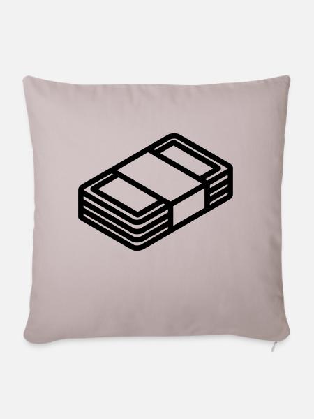 Geld - Sofakissen mit Füllung 45 x 45 cm - helles Taupe