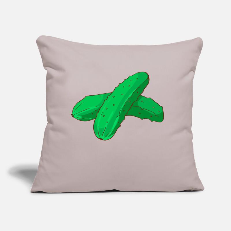 Cornichons cornichons concombres Cornichons concombres Coussin et housse de 45 x 45 cm