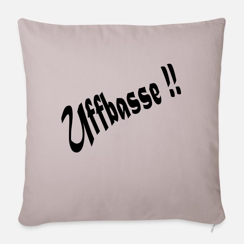 uffbasse - Sofakissen mit Füllung 45 x 45 cm - helles Taupe