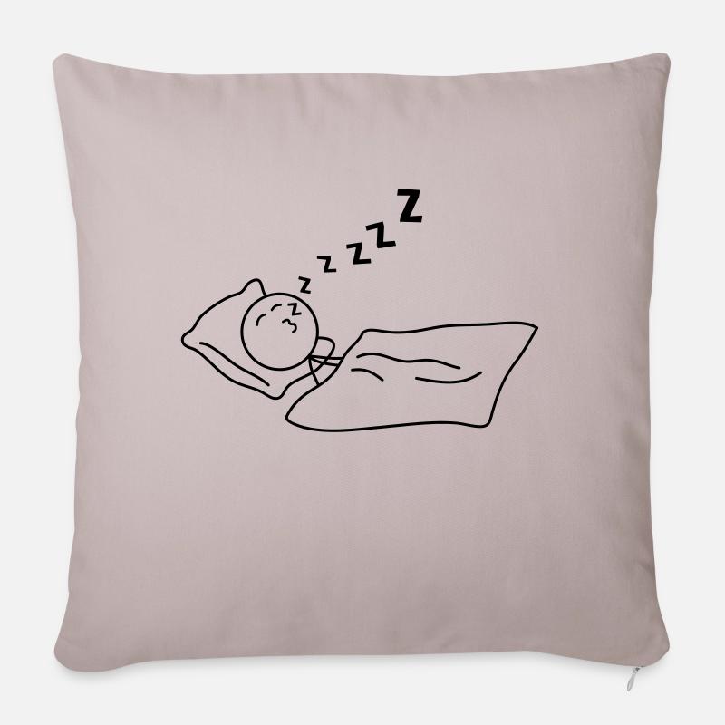 Sleeping - Sofakissen mit Füllung 45 x 45 cm - helles Taupe