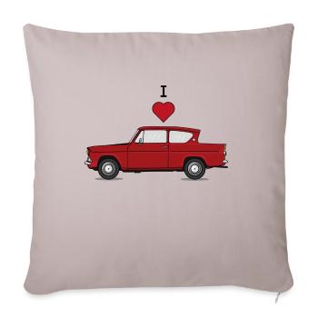 J'aime Anglia - Coussin et housse de 45 x 45 cm - taupe clair - Devant