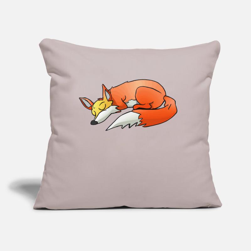 Sleeping Fox Sleeping Shirt Fox Lover Sofa pillow with filling 45cm x 45cm