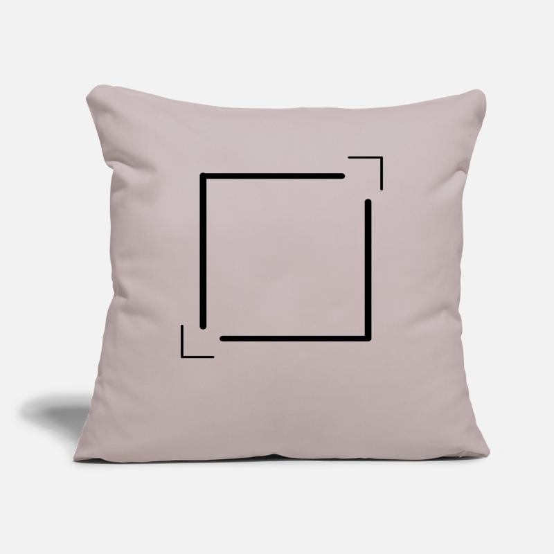 Lines Frame with Corners Decoration Gift Sofa pillow with filling 45cm x 45cm