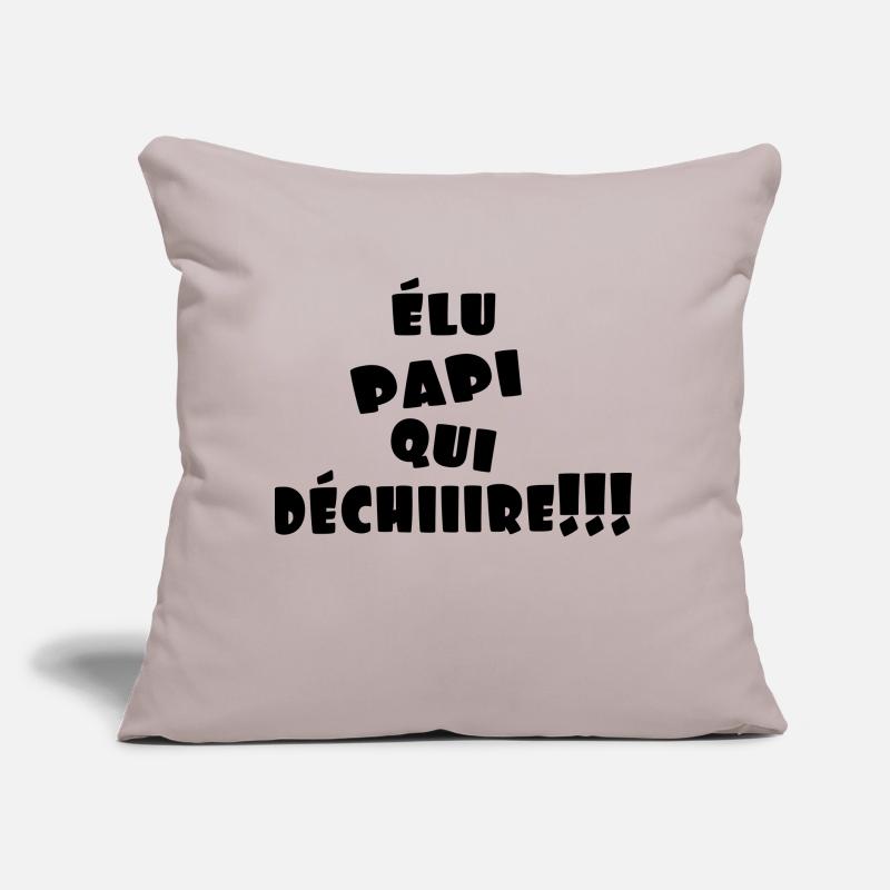 elu papi qui dechiire Coussin et housse de 45 x 45 cm