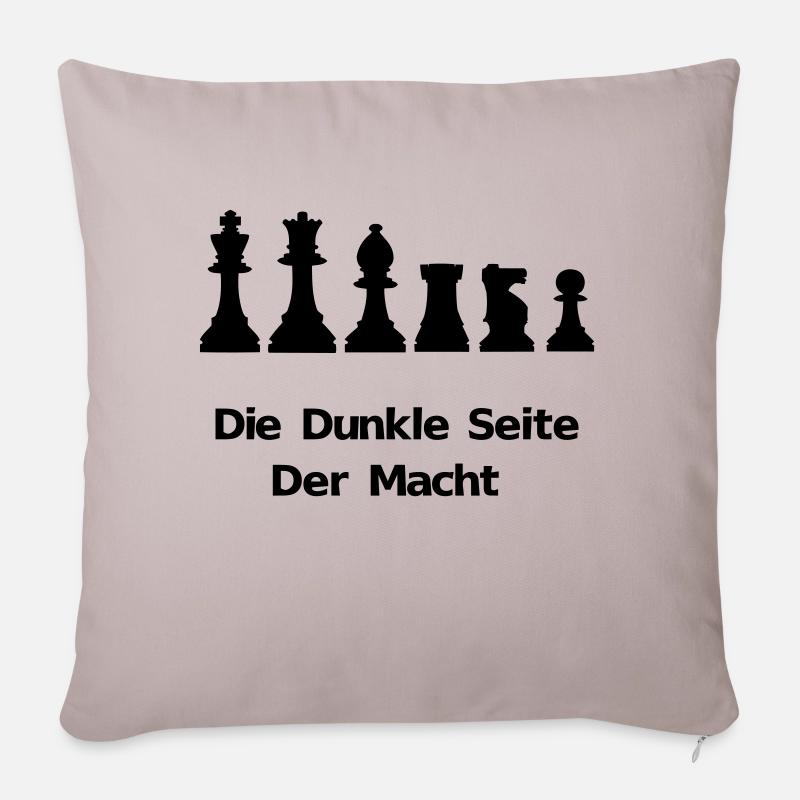 Die Dunkle Seite der Macht - Sofakissen mit Füllung 45 x 45 cm - helles Taupe