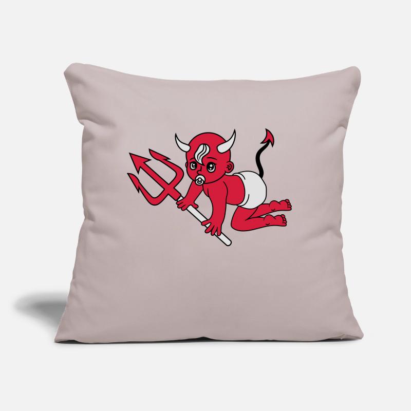 evil devil demon hell devil satan crawling pacifie Sofa pillow with filling 45cm x 45cm