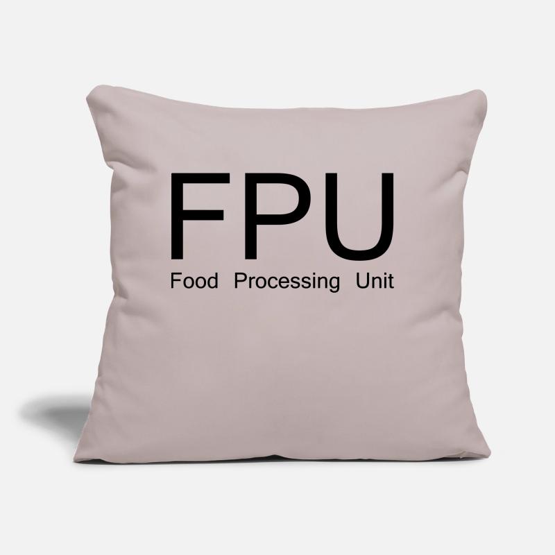 Conception ringarde "FPU - Food Processing Unit" Coussin et housse de 45 x 45 cm
