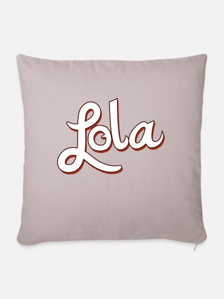 Lola T-Shirt - Sofakissen mit Füllung 45 x 45 cm - helles Taupe