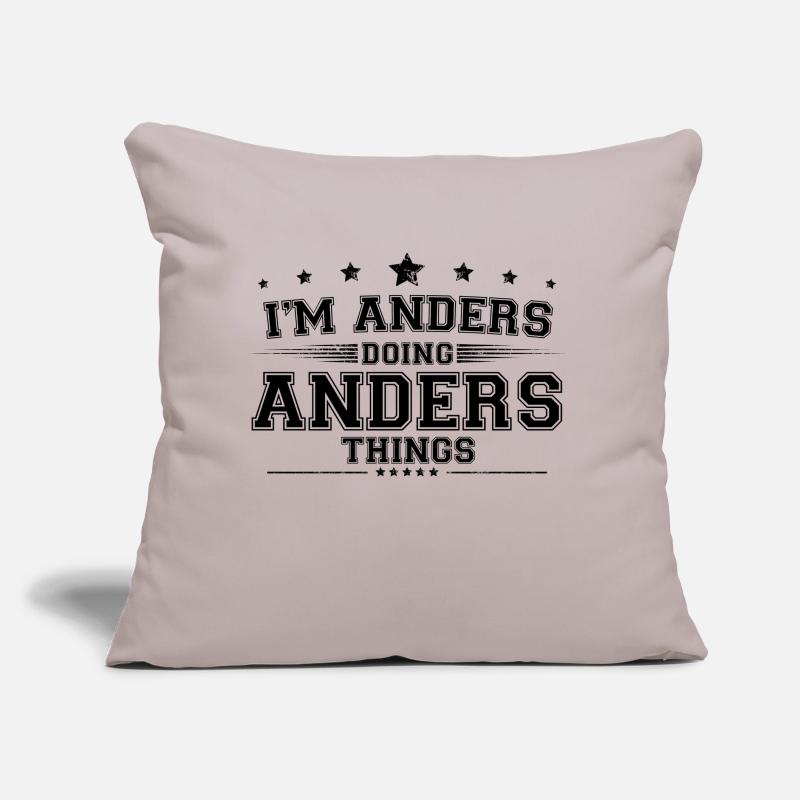 i’m Anders doing Anders things Sofa pillow with filling 45cm x 45cm