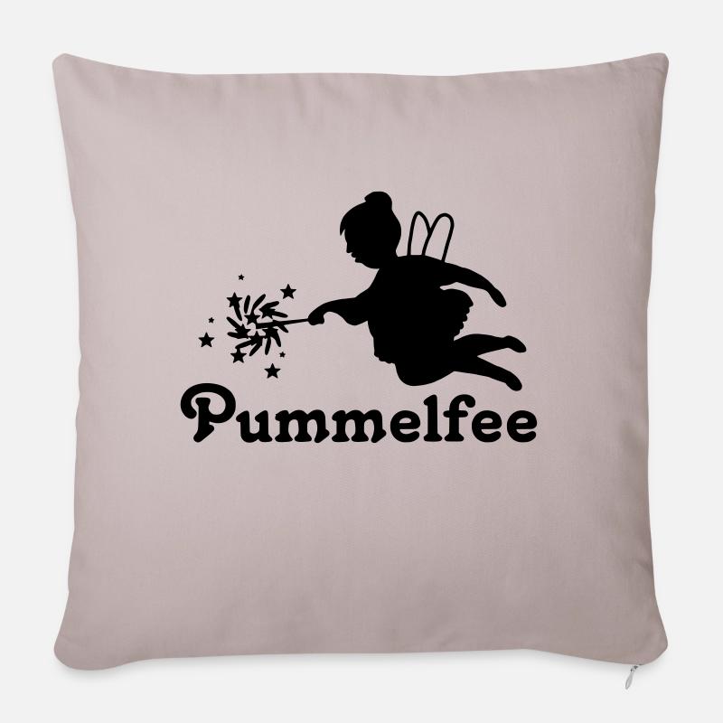 elfe_fee_pummelfee - Sofakissen mit Füllung 45 x 45 cm - helles Taupe