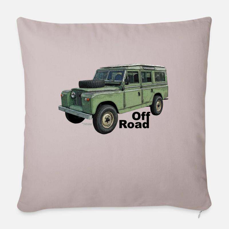 Offroad - Sofakissen mit Füllung 45 x 45 cm - helles Taupe