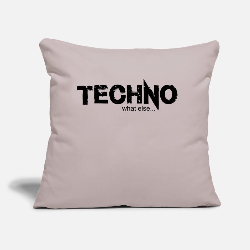 TECHNO what else.... Design 2 Sofakissen mit Füllung 45 x 45 cm