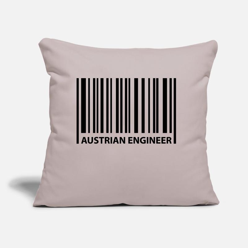 austrian engineer Coussin et housse de 45 x 45 cm