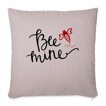 Romantische Valentinstagsdesigns Liebe verschenken - Sofakissen mit Füllung 45 x 45 cm - helles Taupe - Vorne