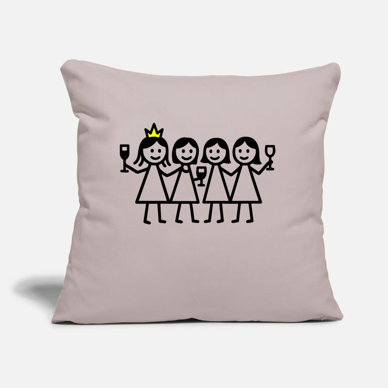 Hen Birthday Sofa pillow with filling 45cm x 45cm