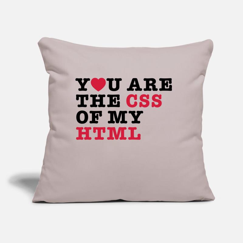 vous êtes le css de mon html Coussin et housse de 45 x 45 cm