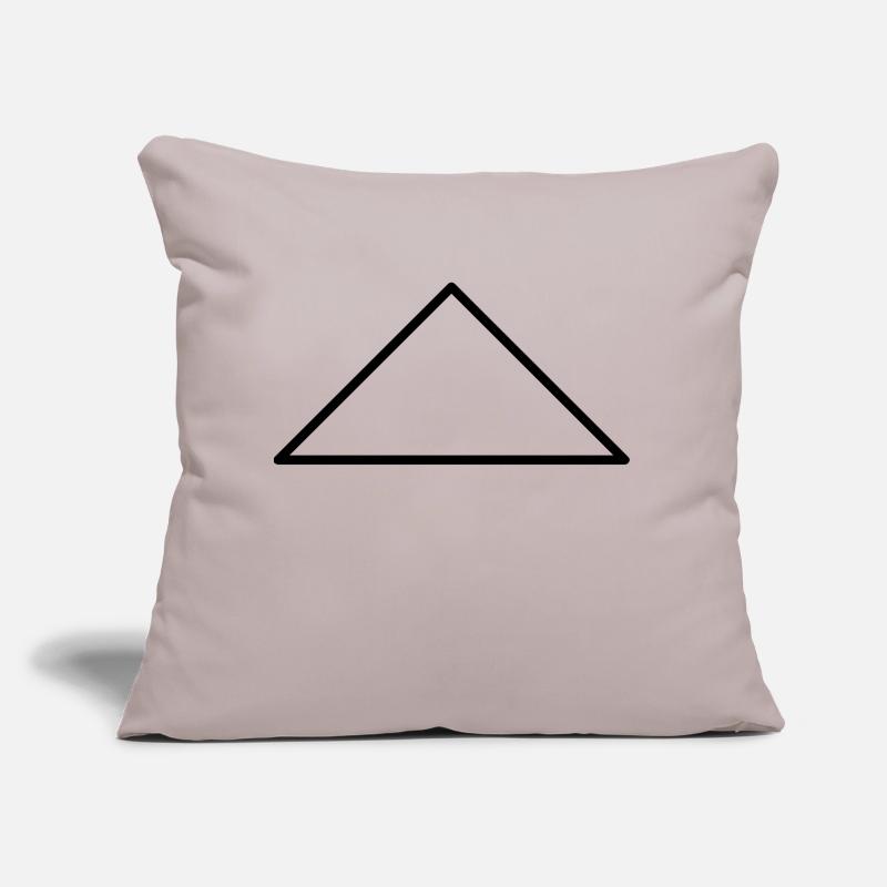 Math symbol - equilateral triangle Sofa pillow with filling 45cm x 45cm