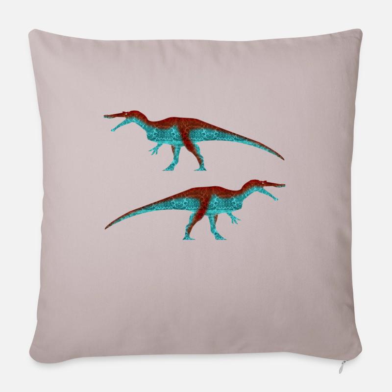 Baryonyx (Classic) - Sofa pillow with filling 45cm x 45cm - light taupe