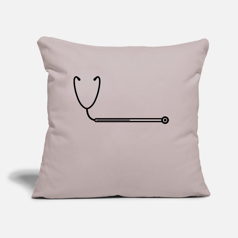 loading loading bar stethoscope listening heartbeat Sofa pillow with filling 45cm x 45cm