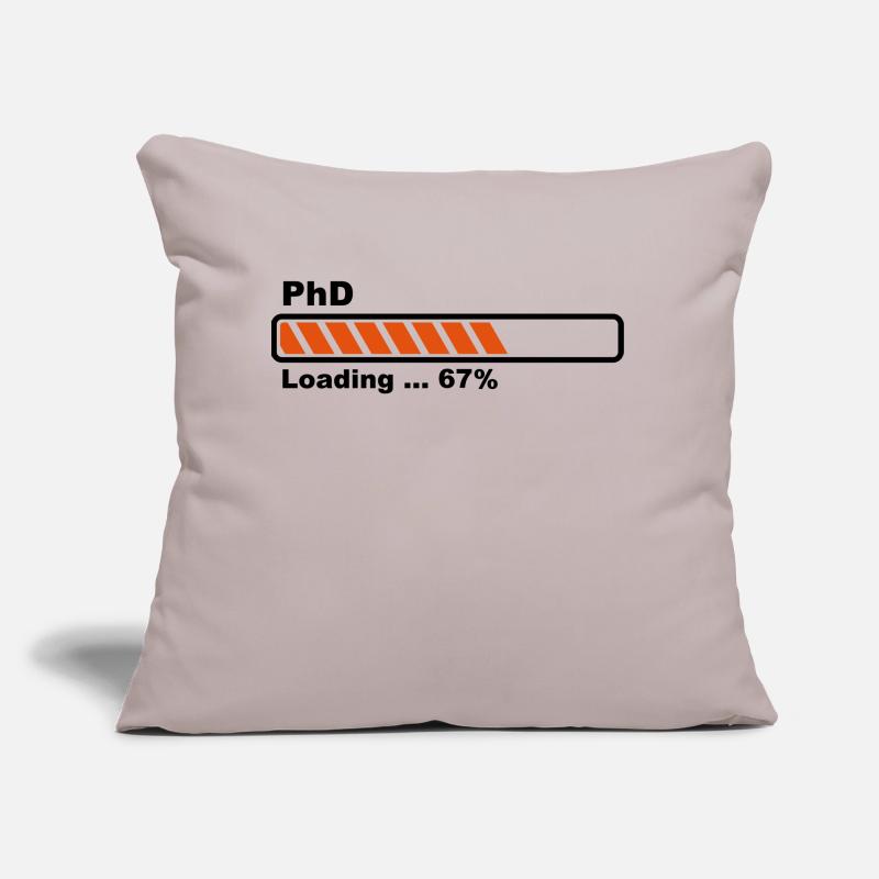 PhD barre loading Coussin et housse de 45 x 45 cm