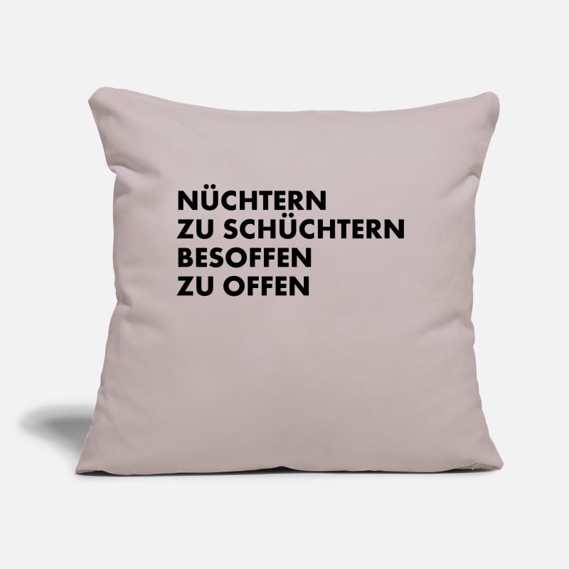 nuechtern Sofakissen mit Füllung 45 x 45 cm