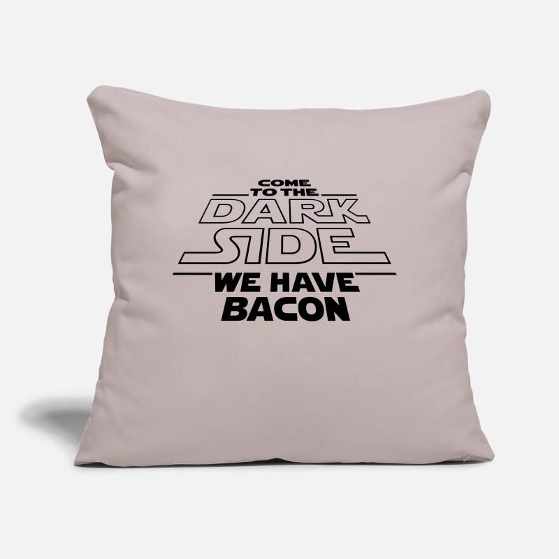 Dark Side Bacon Sofakissen mit Füllung 45 x 45 cm