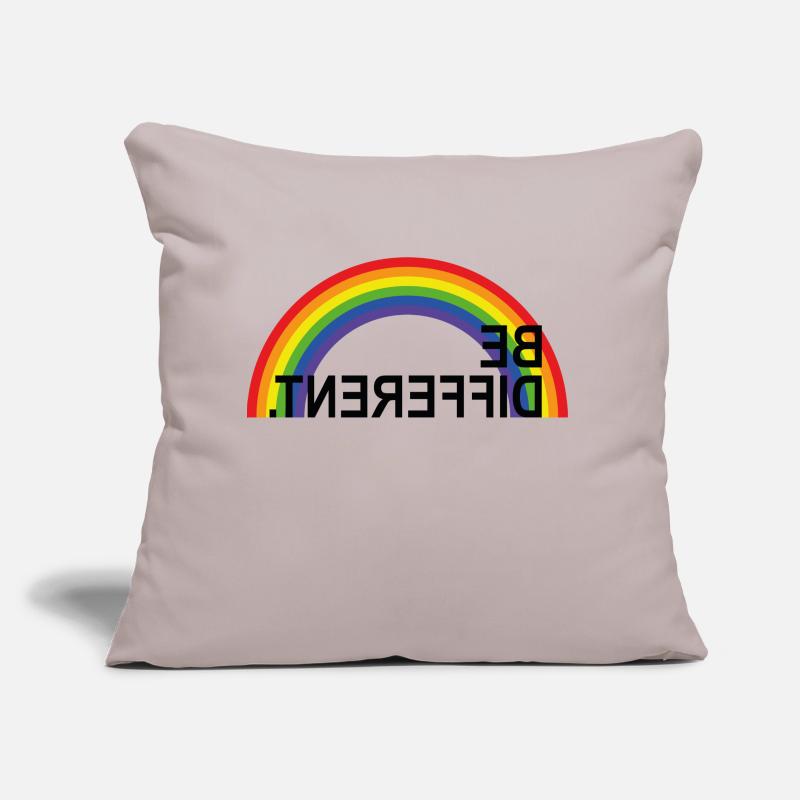be different rainbow conception arc-en-ciel avec sort Coussin et housse de 45 x 45 cm