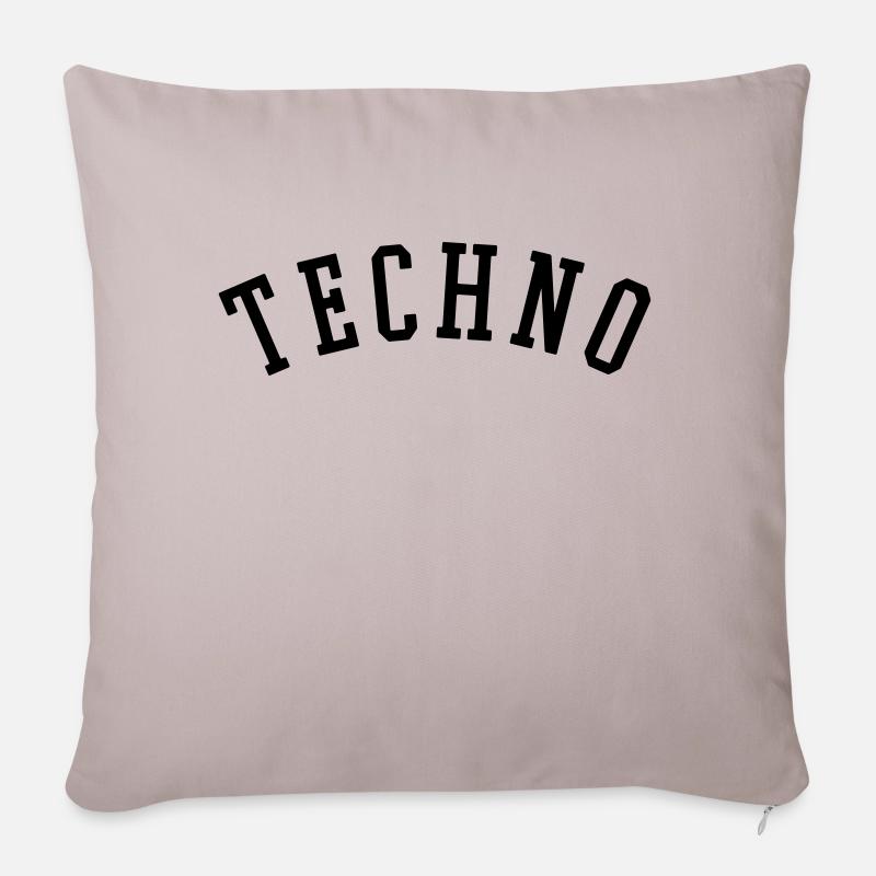 TECHNO - Sofa pillow with filling 45cm x 45cm - light taupe