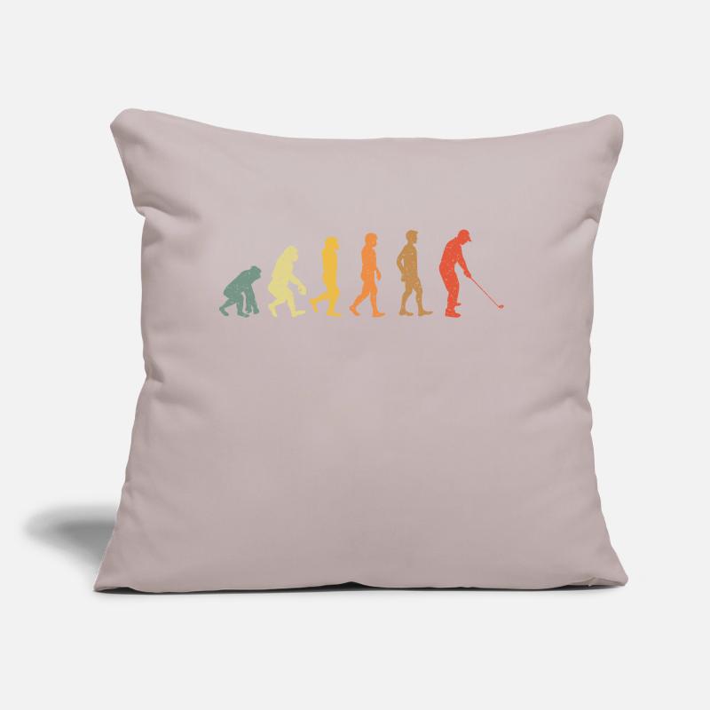 Golf Evolution vitage rétro Coussin et housse de 45 x 45 cm