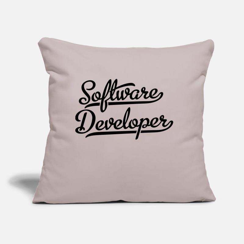 Software developers Sofa pillow with filling 45cm x 45cm