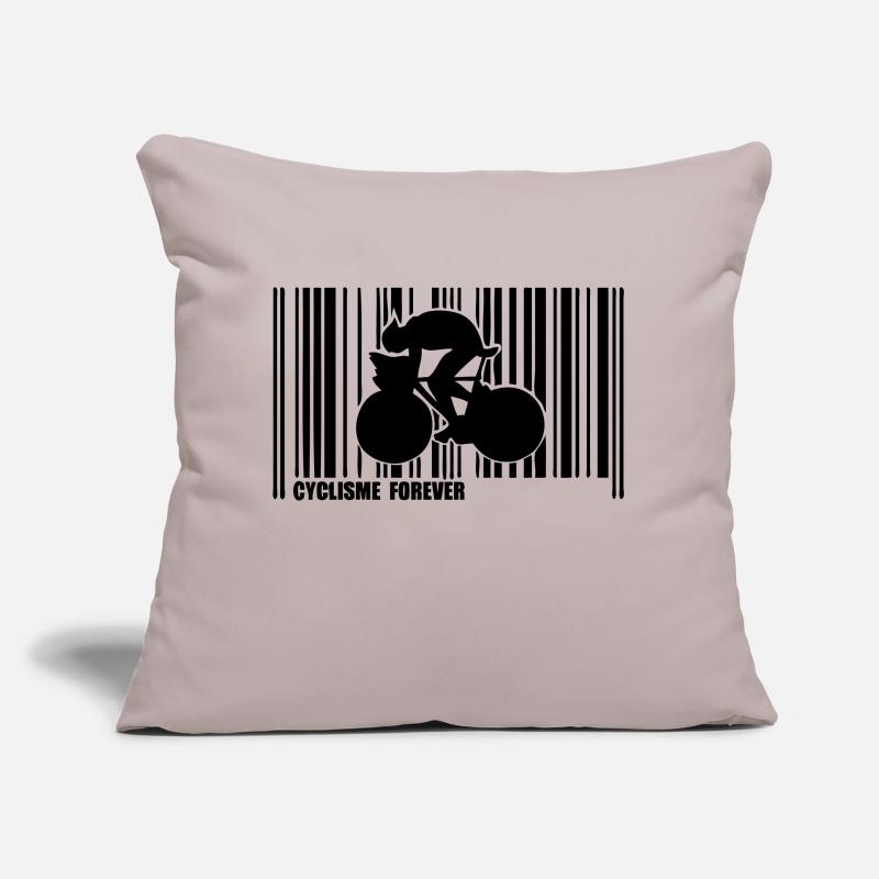 barcode cycling Sofa pillow with filling 45cm x 45cm