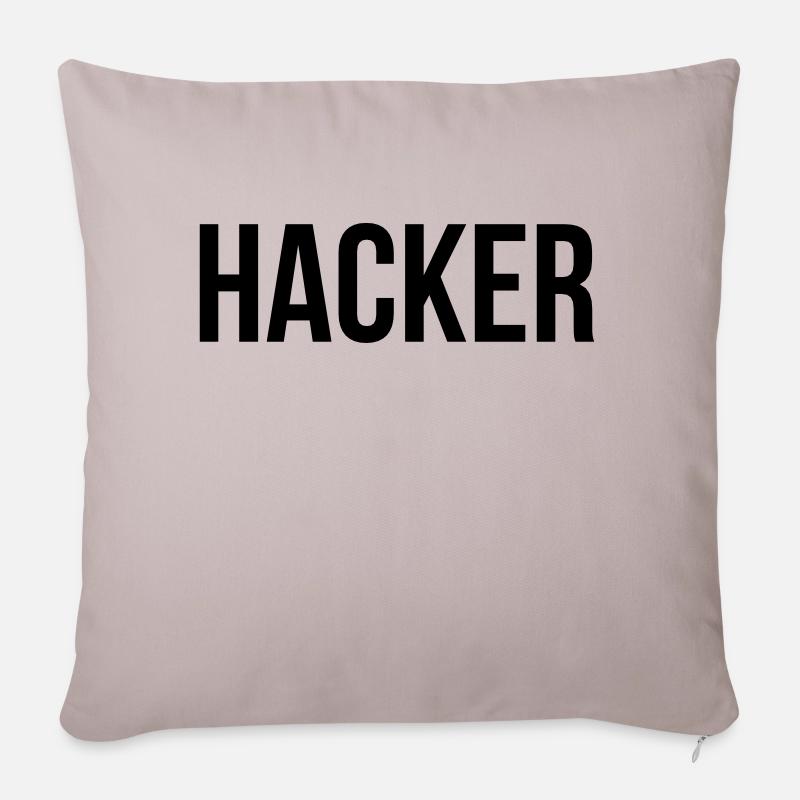 Hacker - Sofakissen mit Füllung 45 x 45 cm - helles Taupe